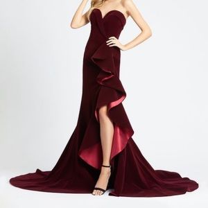 Mac Duggal Size 6 Strapless Dress